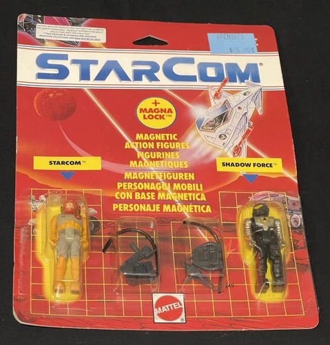 RARE STARCOM EUROPEAN 2 PACK HAMMER & GEN TORVEK SHADOW FORCE MATTEL