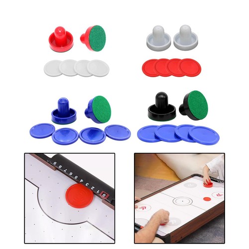 Kit Accessoires Hockey Sur Air – Poussoirs, Palets Et Feutres – Remplacement Pour Table De Jeu