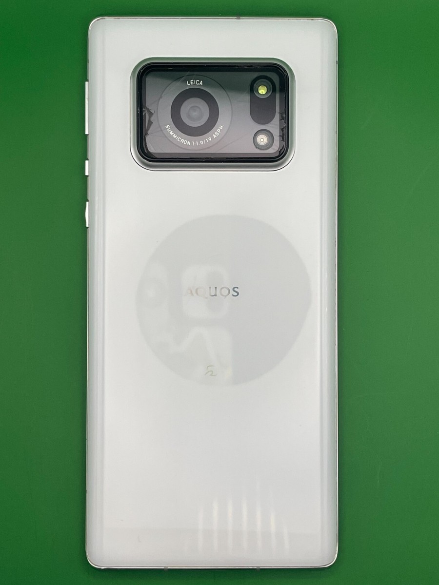 Excellent+++++] SHARP AQUOS R6 A101SH WHITE Android Leica Lens SIM
