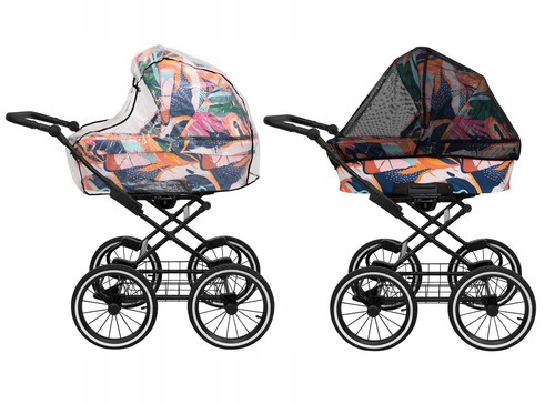 KUNERT ROMANTIC RETRO PRAM 2in1 3in1 CARRYCOT + PUSHCHAIR + CAR SEAT + ISOFIX - Picture 13 of 76