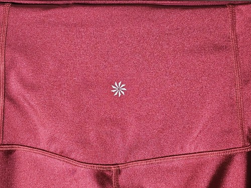 Athleta Women's Elation Shine Tight Leggings Maroon 3X - Picture 13 of 14