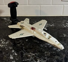 VINTAGE 1989 HASBRO Flying Fighters Jet  F-14 Tomcat Jolly Rogers VF-84 WORKS!!