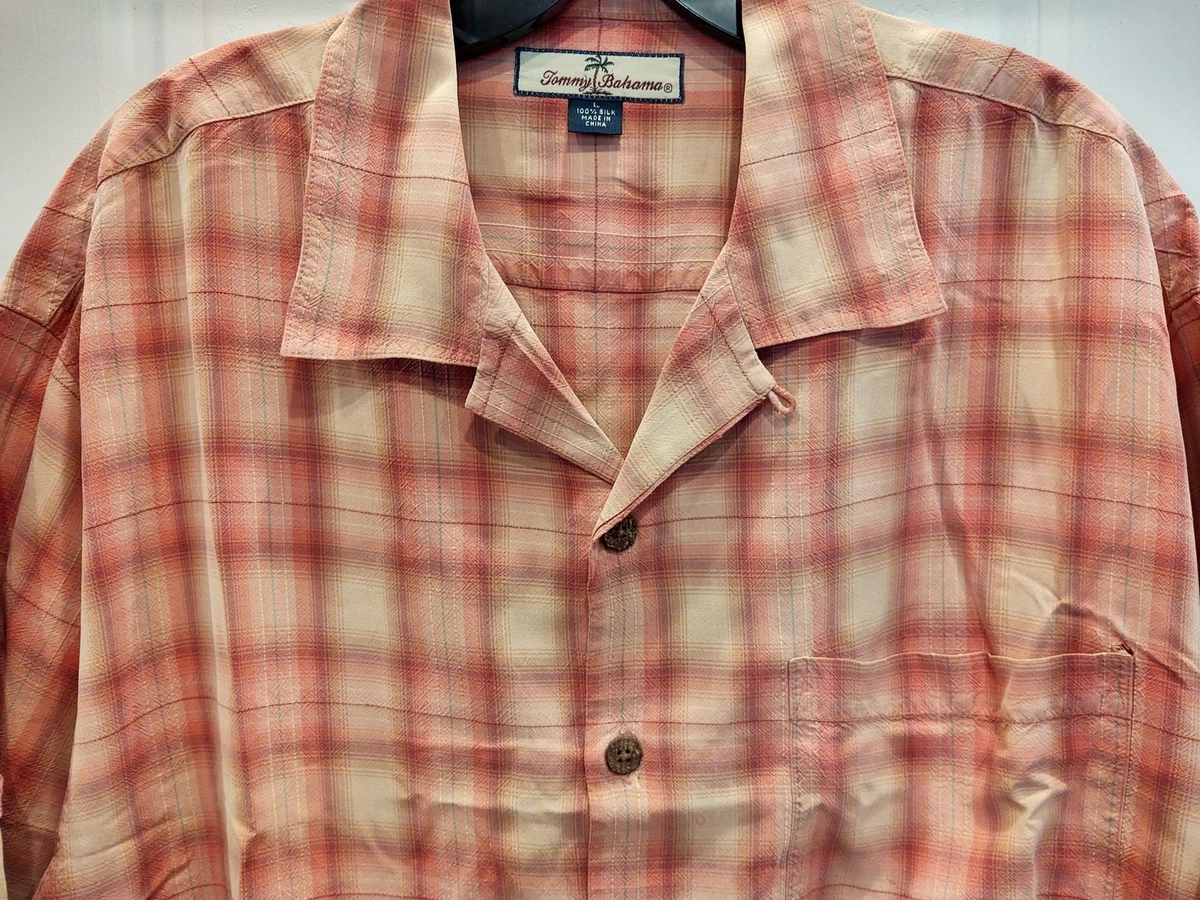 Tommy bahama cheap silk shirts ebay