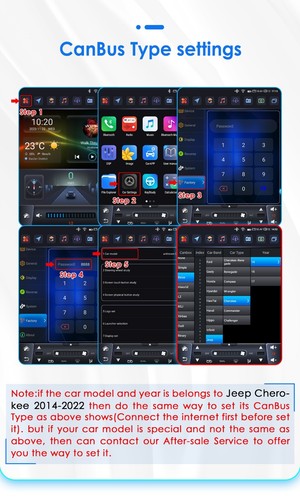 8+128GB Android 13 Apple Carplay Autoradio GPS Für Jeep Grand Cherokee 2014-2022 - Bild 18 von 21