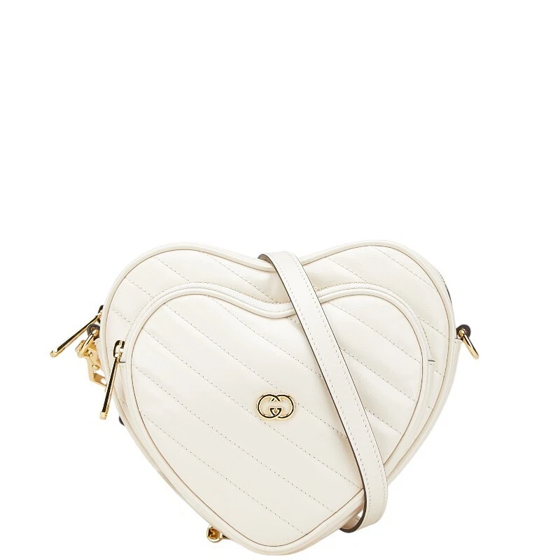 Sac à bandoulière GUCCI entrelacé G co cuir ivoire femme rang:AB