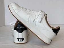 Kuru Roam White Leather Classic Court Sneakers Comfort Shoes Wmn’s US 9.5EU 40.5