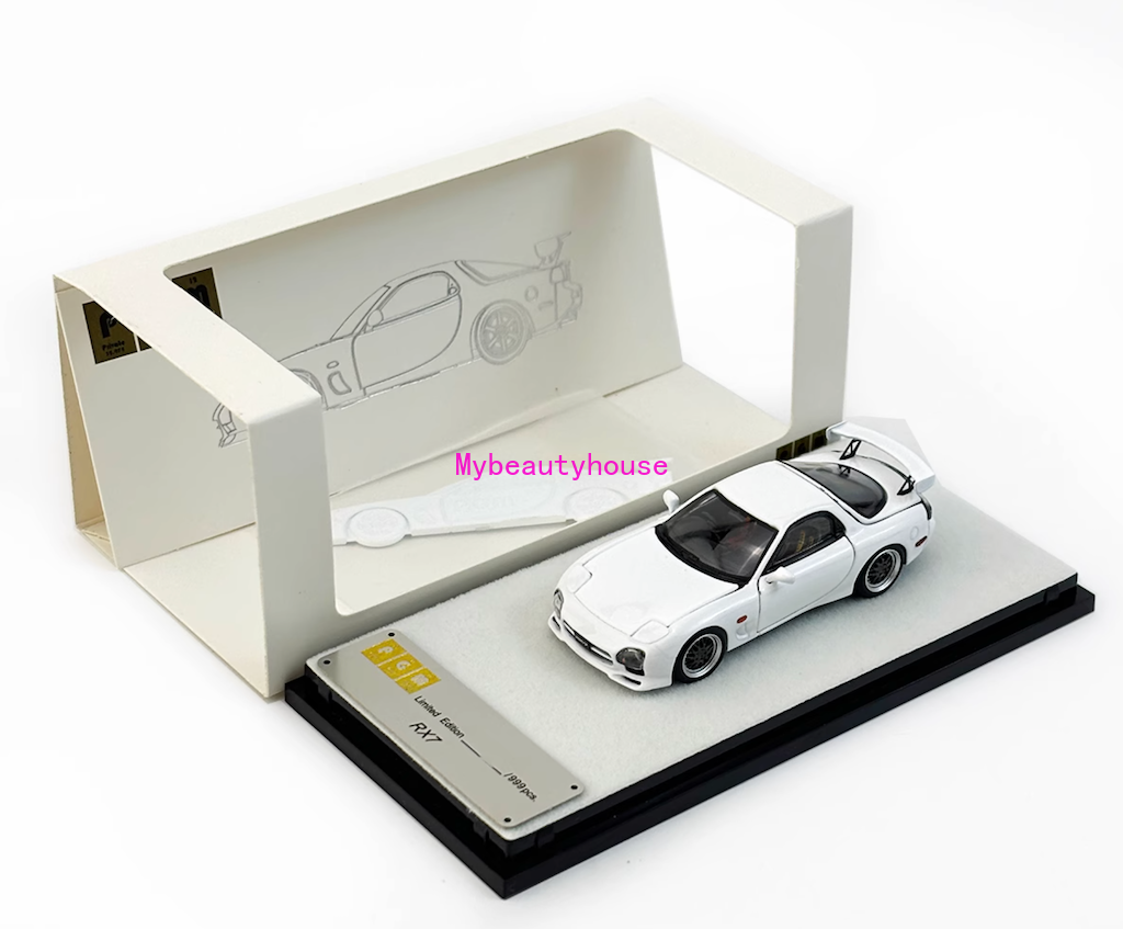 PGM RX-7 1/64 ホワイト PGM 1:64 MAZDA RX-7 FD3S White Alloy Diecast Car Model
