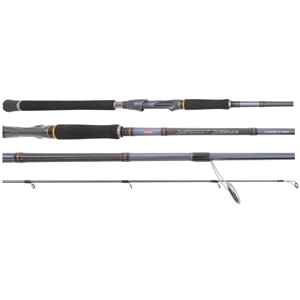 PENN Conflict 1062SPM 10'6" Spin Rod - 3-7kg, Fuji O Ring Guides, EVA Grip 2 Pc