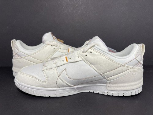 Nike Women Dunk Low Disrupt 2 Pale Ivory Sail Shoes Sneakers DH4402-100 Sz 11 - Picture 4 of 12