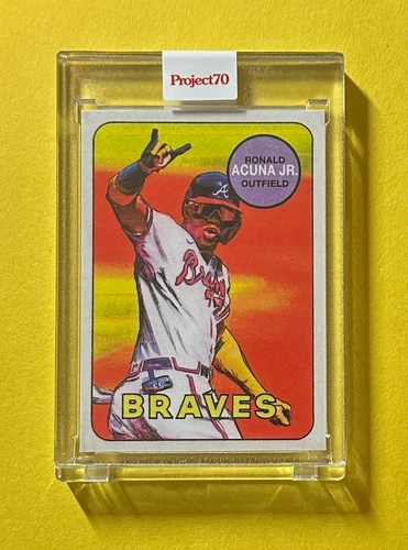 2021 TOPPS PROJECT 70 RONALD ACUNA JR. BY MATT MCCORMICK #821 BRAVES