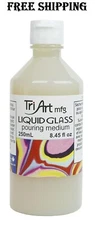 Tri-Art Liquid Acrylic Glass Pouring Medium 250mL, 8.45 Fl Oz (Pack of 1)