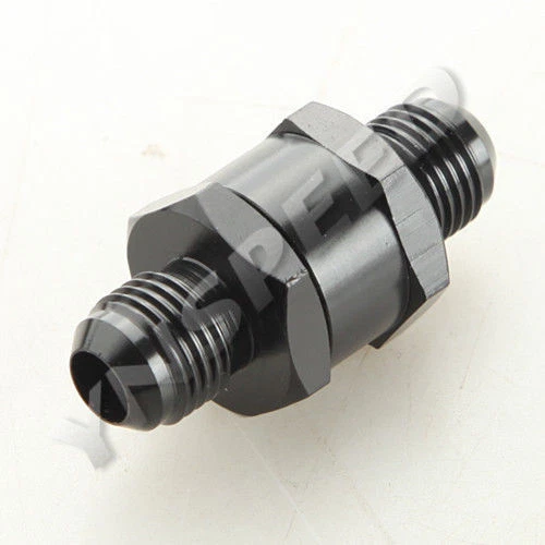 AN6 AN-6 In/Outlet Aluminium Fuel Non Return One Way Check Valve Petrol Diesel - Picture 1 of 3