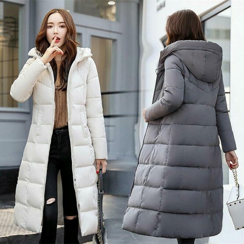Cotton Overcoat Hooded Long Coat 