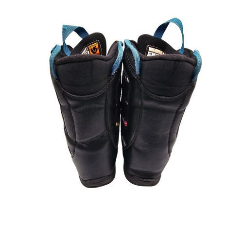 Burton Grom Kids Snowboard Boots Shoe - Size 4 Black Multicolor - Picture 3 of 6