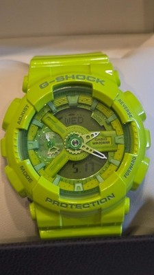 G-SHOCK GA-110 Lime Green Hyper Color Digital Watch 20ATM New