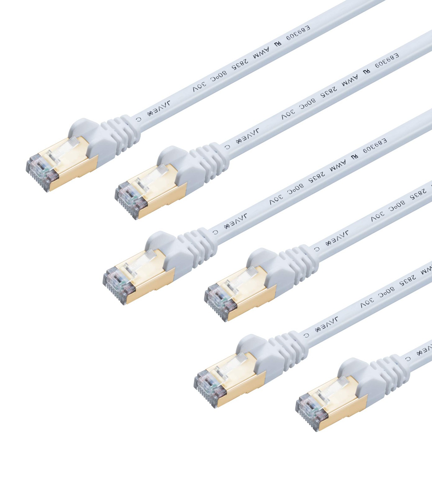 High-Speed CAT6A CAT7 Ethernet Patch Cable 600MHz RJ45 Network Cord