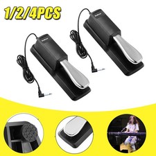 1/2/4 PIECE Damper Sustain Foot Pedal Switch for Yamaha Casio Piano Keyboard USA