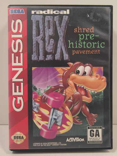 Radical Rex Case (SEGA Genesis) Authentic BOX ONLY