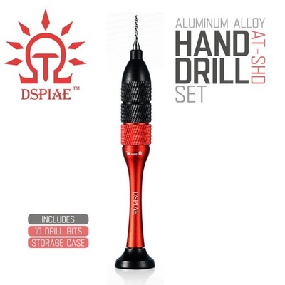 DSPIAE: Precision Aluminum Alloy Hand Drill Set - AT-SHD - Pin Vise