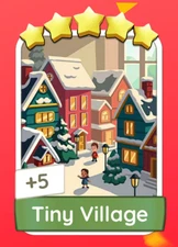 Tiny Village  5⭐ Monopoly sticker🎆🎆Set 16-8