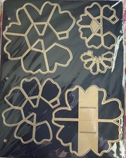 Anna Griffin Perfect Floral Pop Up Dies RETIRED Set of 5 AG1039 NEW w/Sheet