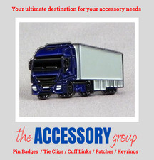 Brand new HGV Artic Lorry cab and trailer vehicle tie pin badge metal Enamel