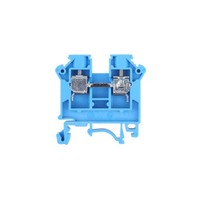 Schienenverbinder 2-Adrig 6Mm2 Blau Neu Zsg 114213