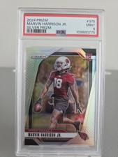 2024 Prizm Marvin Harrison Jr #375 RC Silver prizm Psa 9
