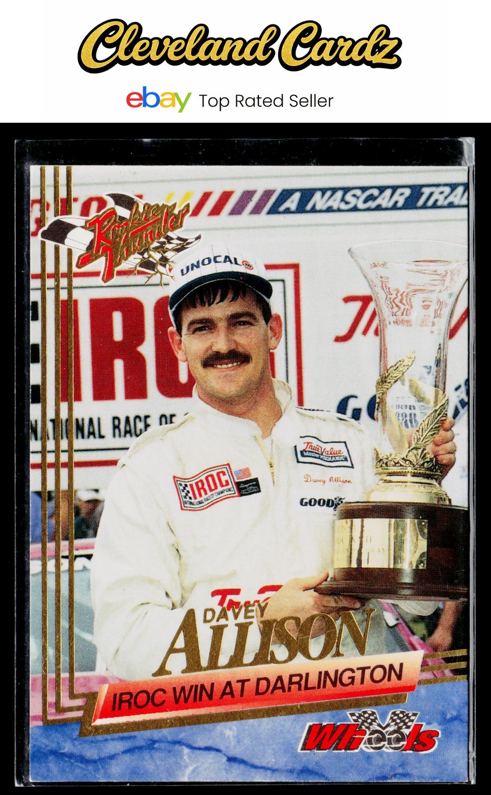 1993 Wheels Rookie Thunder #56 Davey Allison