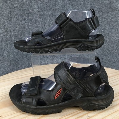 KEEN Targhee III Sandals Mens 7 M Ankle Strap Open Toe Hook & Loop Casual Black