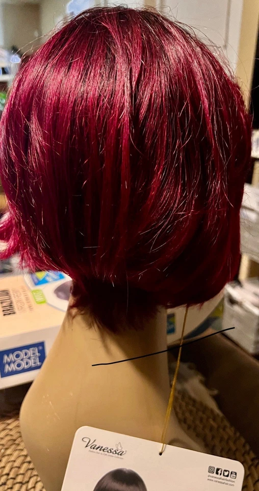 VANESSA: vixen 100% 人类头发预造型假发全帽颜色:OT 530 全新 — 第 4/4 张图片