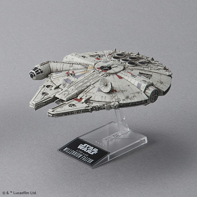 Star Wars Bandai Blockade Runner & Millennium Falcon Plastic Model