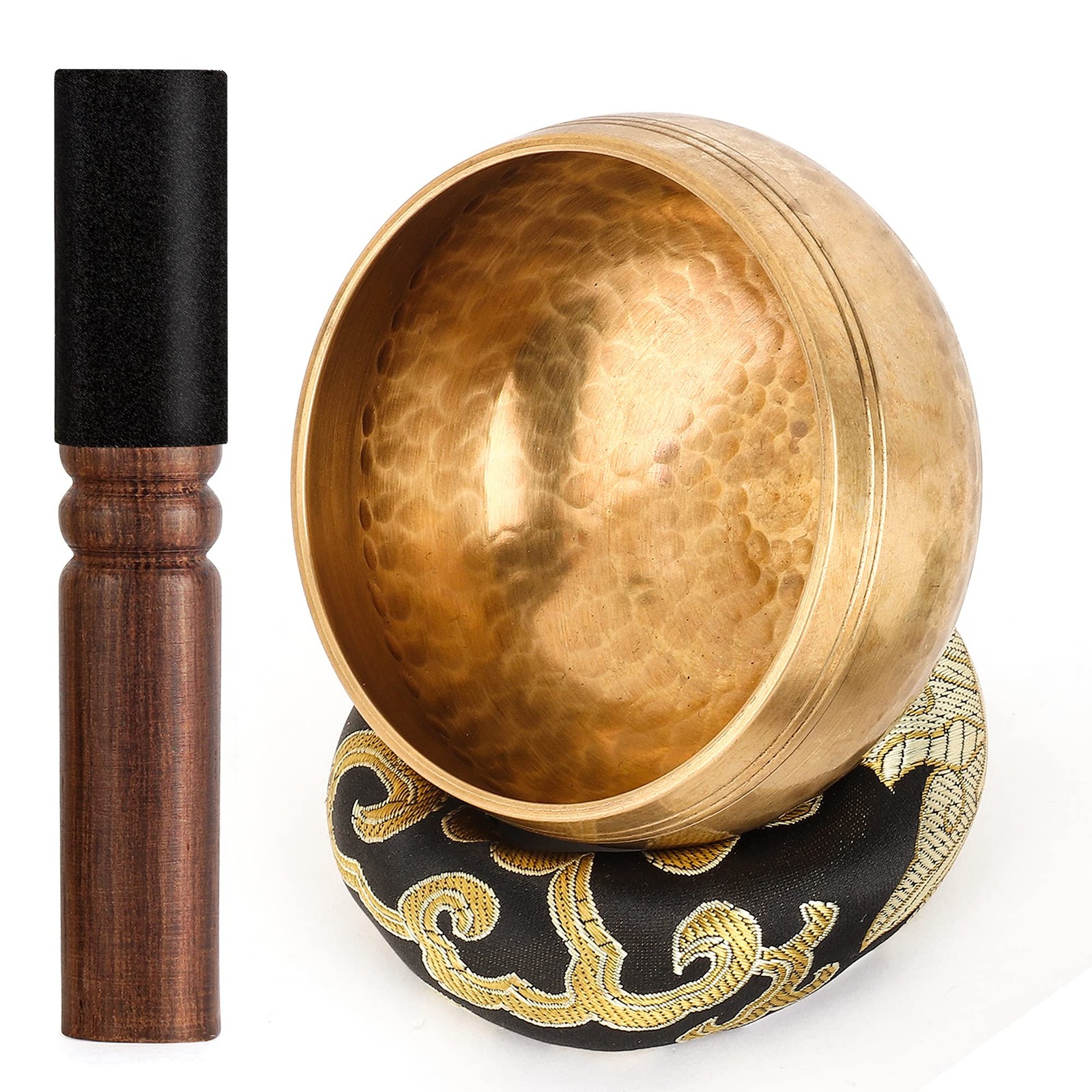 Ensemble de bols chantants tibétains artisanaux du Népal instruments de méditation