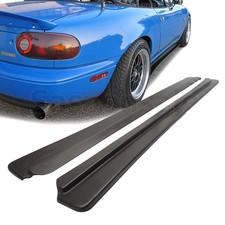 Fits 90-97 Mazda Miata Mx5 Na Side Skirt Bumper Lip Spoiler Fd Black Pu Pair