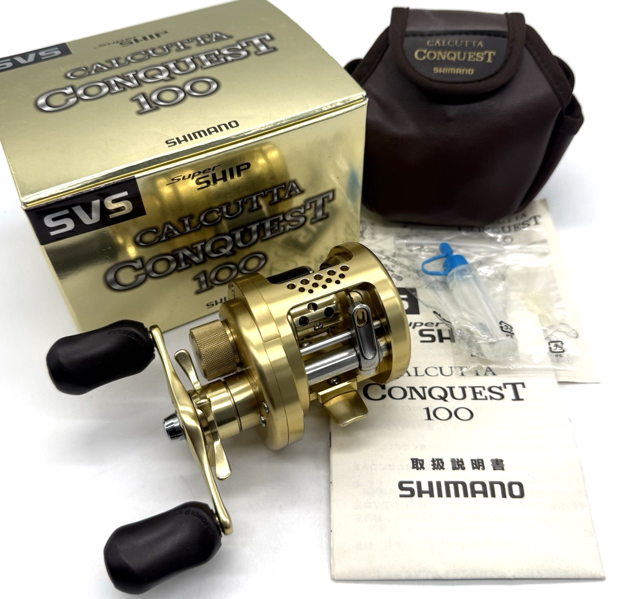 Shimano CALCUTTA CONQUEST 100 Right Handed Baitcasting Reel with
