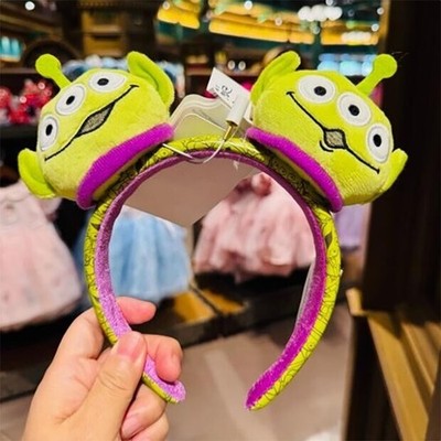 Authentic Shanghai Disney 2025 Toy Story Alien Ears Plush Headband
