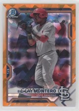 2021 Bowman Sapphire Edition Orange Refractor 72/75 Elehuris Montero g1z