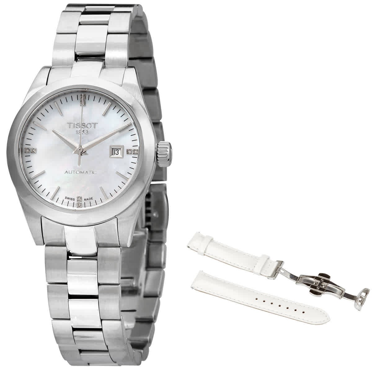 Tissot T-Lady White Mother of Pearl Women's Watch - T132.007.11.116.00