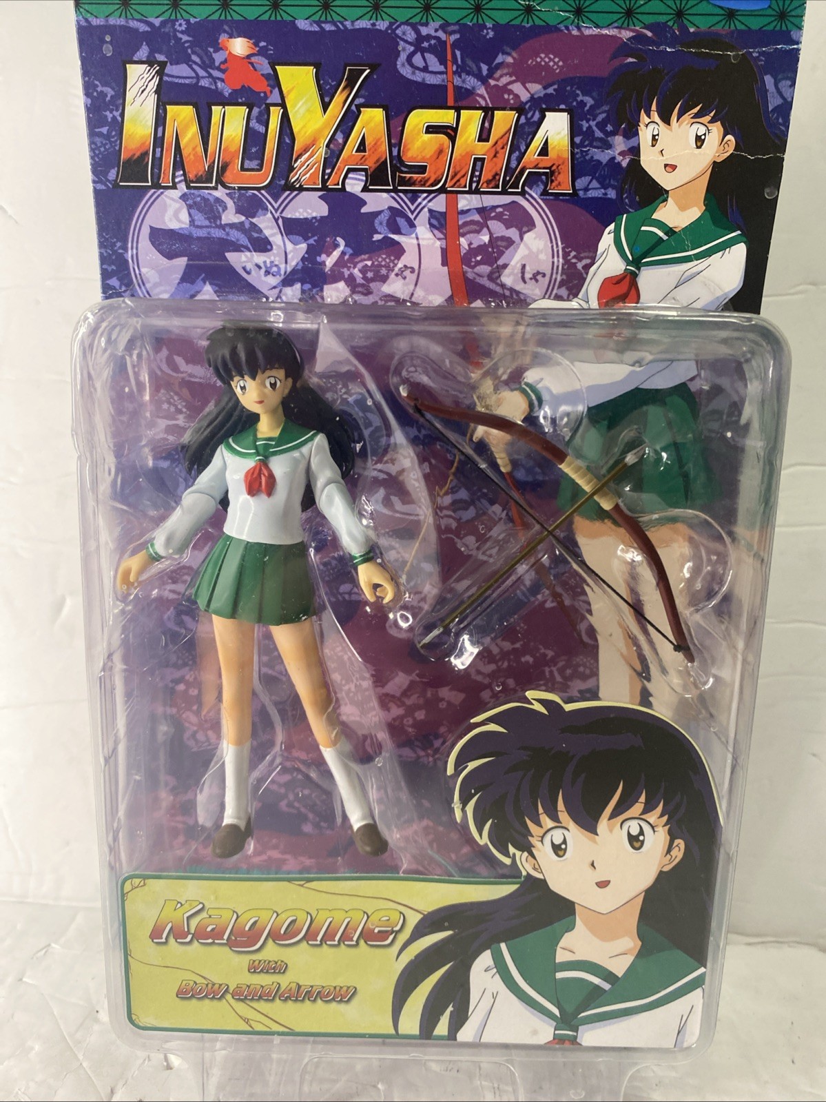 INUYASHA KAGOME con arco y flecha figura de acción 2004 toynami