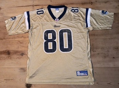 Vtg St Louis LA Rams #80 Jersey Mens XL Bruce NFL Reebok On Field