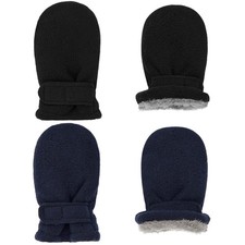 Toddler Baby Boy Girls Winter Warm Mittens - Kids Easy-On Sherpa Fleece Lined...