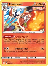 Cinderace - 028/198 28/198 Rare Deck Exclusives Pokemon NM/LP