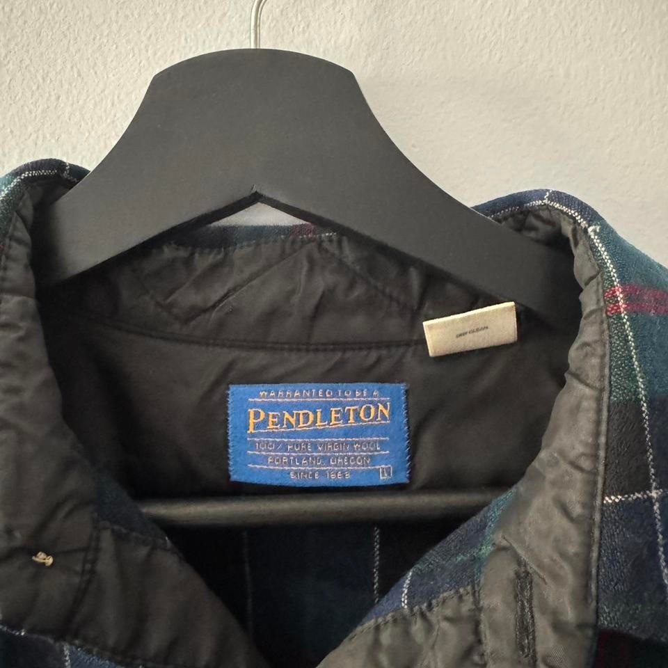 Pendleton wool flannel button down Large - image 3