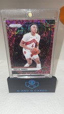 SCOTTIE BARNES PRIZM BLOSSOM SSP #8/8 BOOKEND LAST ON PRINT RAPTORS