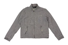 J Crew Sportsman Striped Harrington Jacket Cotton Twill Classic Retro Men’s Med