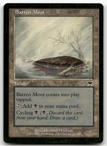 Barren Moor 312/350 Common Onslaught Magic: The Gathering