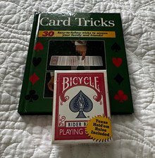 Bicycle Rider Back Playing Cards Deck w/ Card Tricks Book - Magic