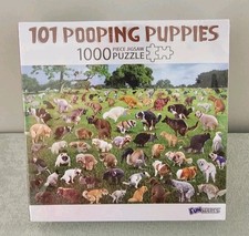   101 Pooping Puppies  1000 Piece New Puzzle Dogs Funwares Sealed
