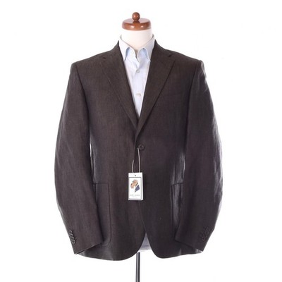 BROWNGREEN x CORNELIANI Sakko Jacket 100% Leinen Linen Gr 50 ca 54cm 1/4 Lined