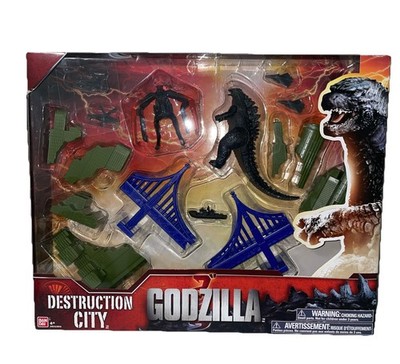 2014 Bandai Godzilla Muto Destruction City Playset NEW IN BOX Free